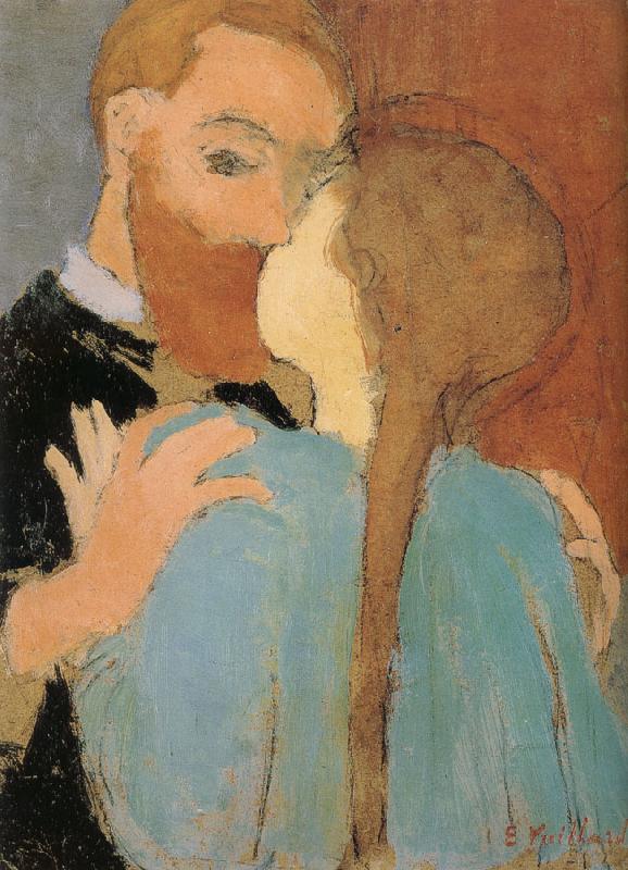 Edouard Vuillard Kiss oil painting image